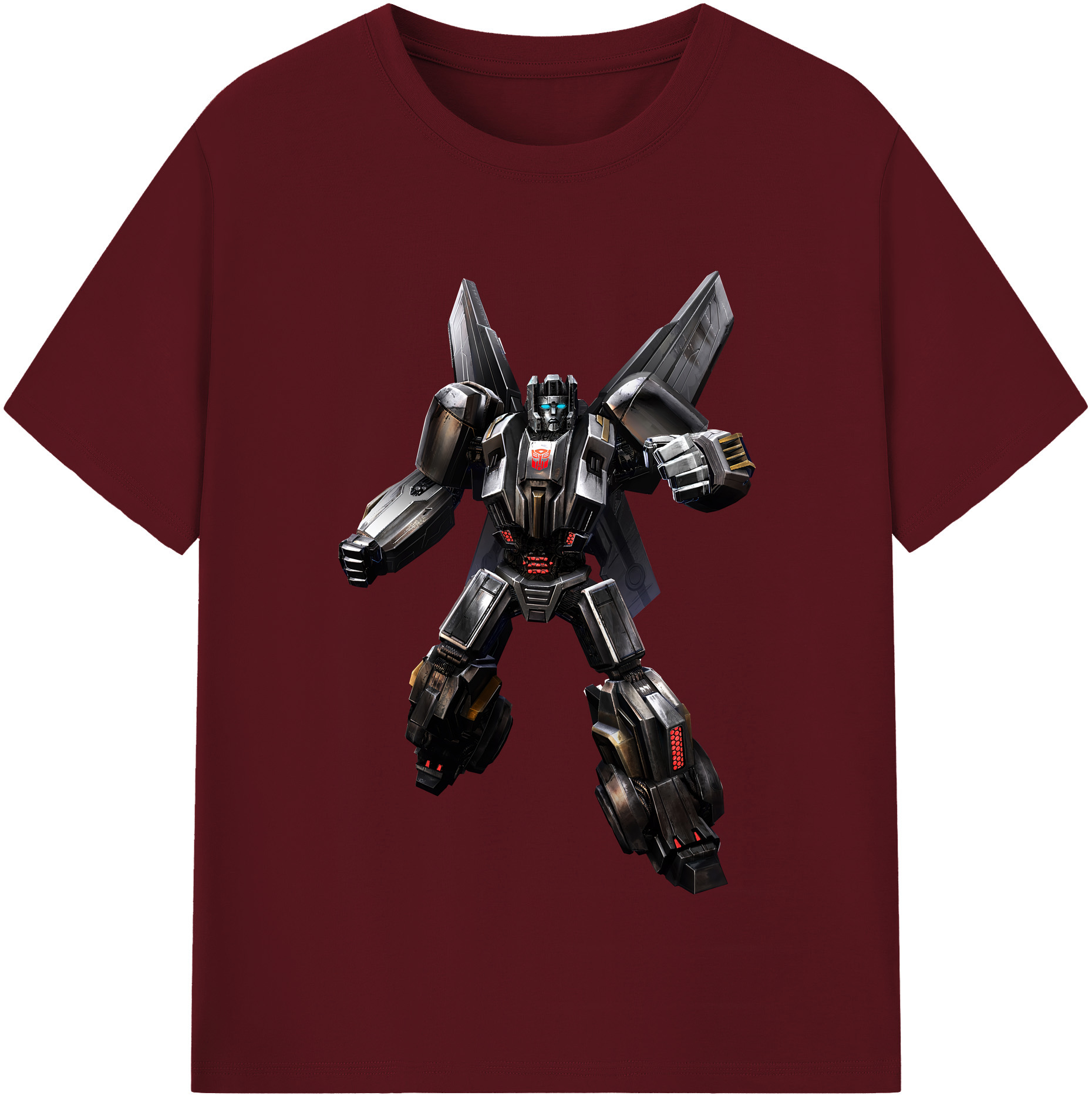 （画像用） Transformers トランスフォーマー 綿100％半袖Tシャツ（フロントプリント）